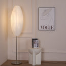 Spherical Ribbed Shade Floor Lamp