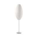 Spherical Ribbed Shade Floor Lamp