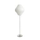 Spherical Ribbed Shade Floor Lamp