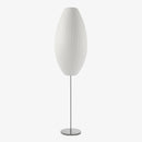 Spherical Ribbed Shade Floor Lamp