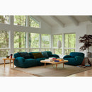 Spherical Ribbed Shade Floor Lamp