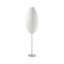 Spherical Ribbed Shade Floor Lamp