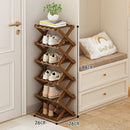 Geometric Tiered Shoe Display Tower