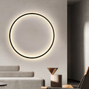Geometric Circle Halo Wall Light