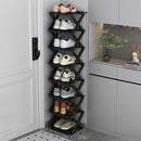 Geometric Tiered Shoe Display Tower