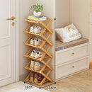 Geometric Tiered Shoe Display Tower