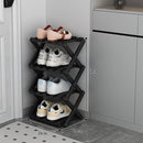 Geometric Tiered Shoe Display Tower