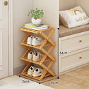 Geometric Tiered Shoe Display Tower