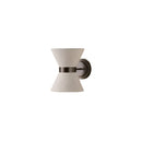 Amber Linen Hourglass Wall Light