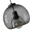 Charcoal Glass Sphere Suspension Light