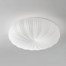 Sculptural Pleated Shell Ceiling Light