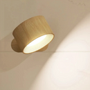Scandinavian Wood Cone Wall Sconce