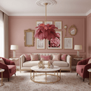 Luxury Extra Large Ostrich Feather Ceiling Chandelier