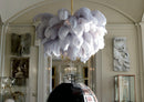 Luxury Extra Large Ostrich Feather Ceiling Chandelier