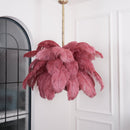 Luxury Extra Large Ostrich Feather Ceiling Chandelier