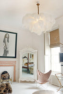 Luxury Extra Large Ostrich Feather Ceiling Chandelier