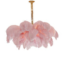 Luxury Extra Large Ostrich Feather Ceiling Chandelier