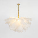 Luxury Extra Large Ostrich Feather Ceiling Chandelier