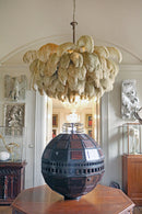 Luxury Extra Large Ostrich Feather Ceiling Chandelier