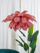 Luxury Extra Large Ostrich Feather Ceiling Chandelier