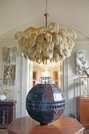 Luxury Extra Large Ostrich Feather Ceiling Chandelier