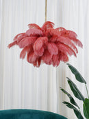 Luxury Extra Large Ostrich Feather Ceiling Chandelier