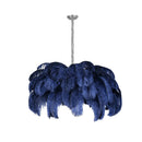 Luxury Extra Large Ostrich Feather Ceiling Chandelier