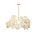 Luxury Extra Large Ostrich Feather Ceiling Chandelier
