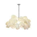 Luxury Extra Large Ostrich Feather Ceiling Chandelier