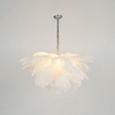 Luxury Extra Large Ostrich Feather Ceiling Chandelier