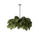 Luxury Extra Large Ostrich Feather Ceiling Chandelier