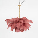 Luxury Extra Large Ostrich Feather Ceiling Chandelier