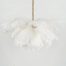 Luxury Extra Large Ostrich Feather Ceiling Chandelier