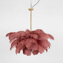 Luxury Extra Large Ostrich Feather Ceiling Chandelier