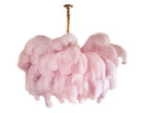 Luxury Extra Large Ostrich Feather Ceiling Chandelier