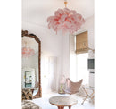 Luxury Extra Large Ostrich Feather Ceiling Chandelier