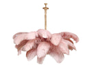 Luxury Extra Large Ostrich Feather Ceiling Chandelier