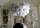 Luxury Extra Large Ostrich Feather Ceiling Chandelier