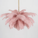 Luxury Extra Large Ostrich Feather Ceiling Chandelier