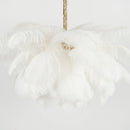 Luxury Extra Large Ostrich Feather Ceiling Chandelier