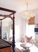 Luxury Extra Large Ostrich Feather Ceiling Chandelier
