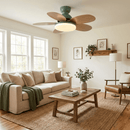 Petal Blade Ceiling Fan Light