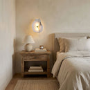 Elegant Gold Alabaster LED Wall Mount Light
