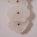 Elegant Gold Alabaster LED Wall Mount Light