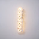 Elegant Gold Alabaster LED Wall Mount Light