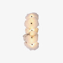 Elegant Gold Alabaster LED Wall Mount Light