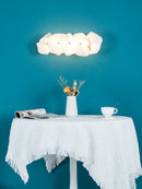 Elegant Gold Alabaster LED Wall Mount Light