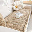 Plush Channel Sofa Cover