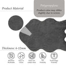 Anthracite Rabbit Plush Rug