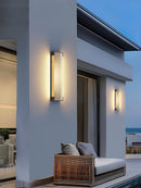 Fluted Panel Outdoor Wall Light